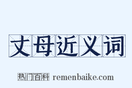 丈母近义词是什么意思的图片